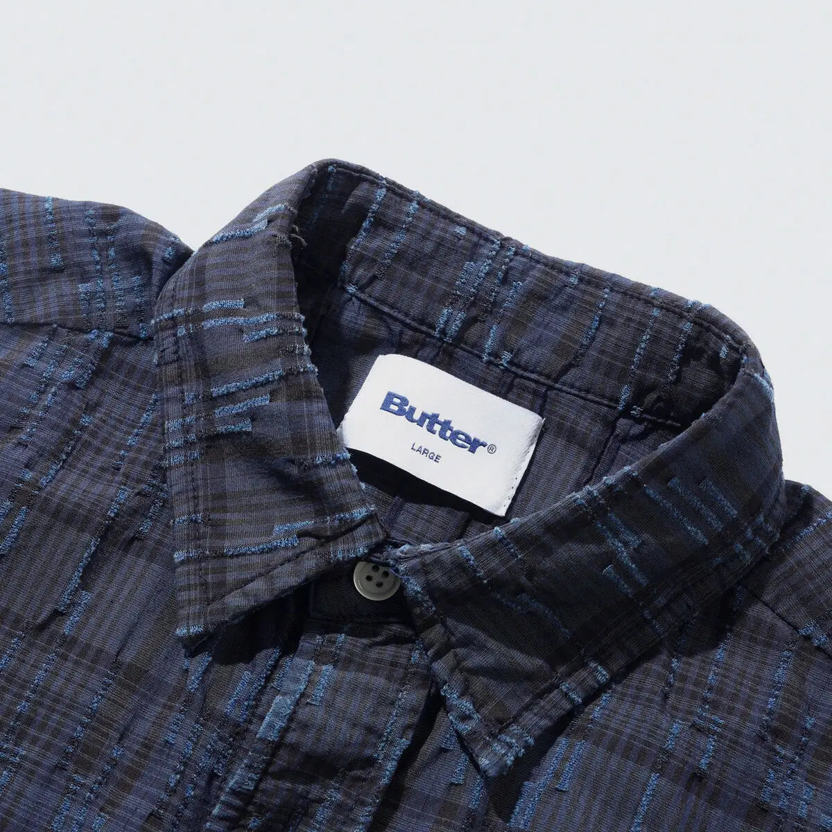 Butter Goods Spring Shirt - Overdye Navy