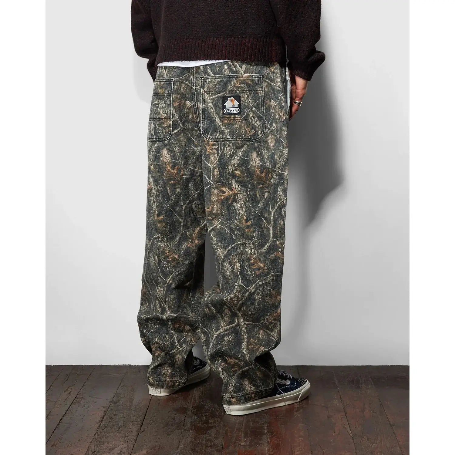 Butter Goods Work Pants- Forest Camo
