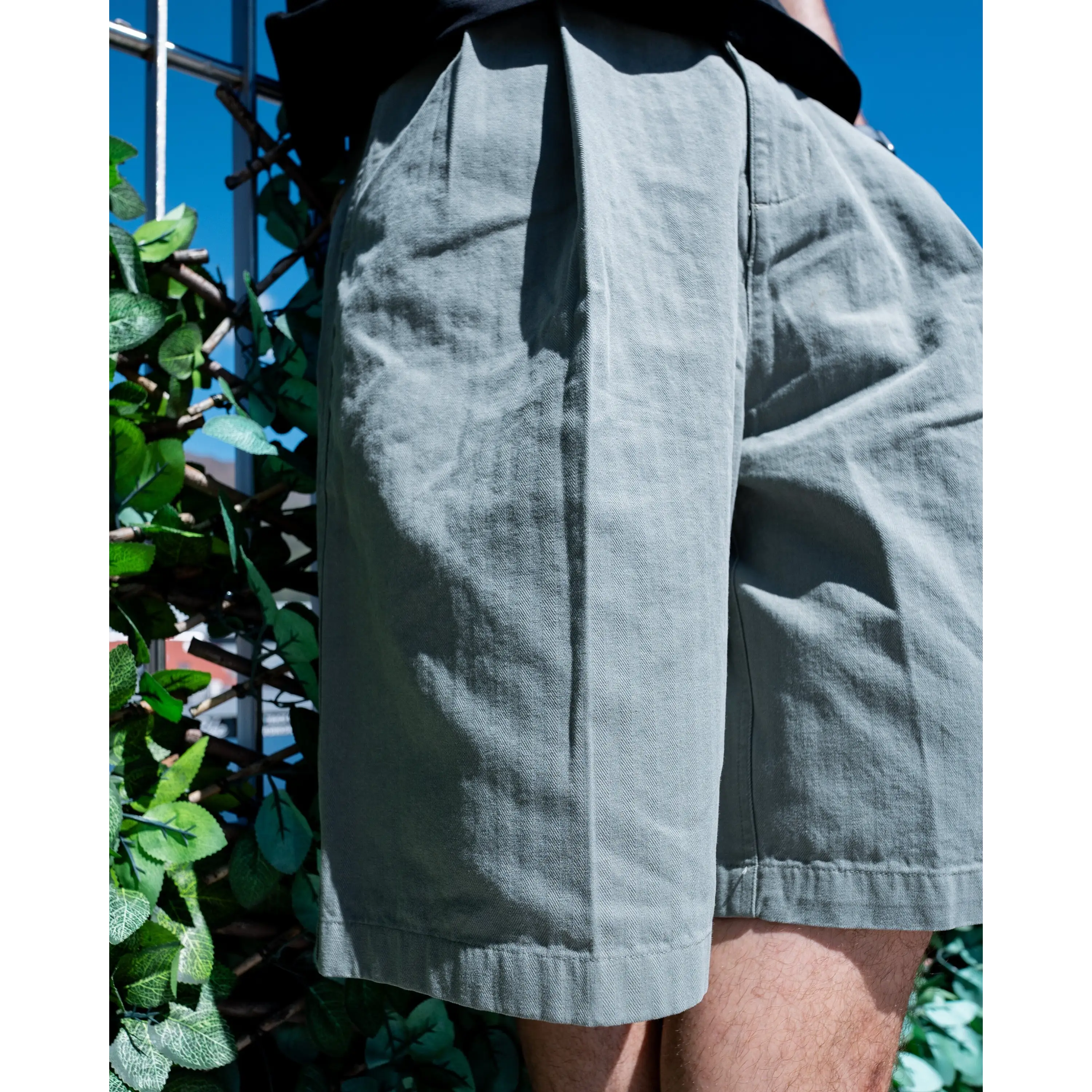 Butter Pleated Shorts