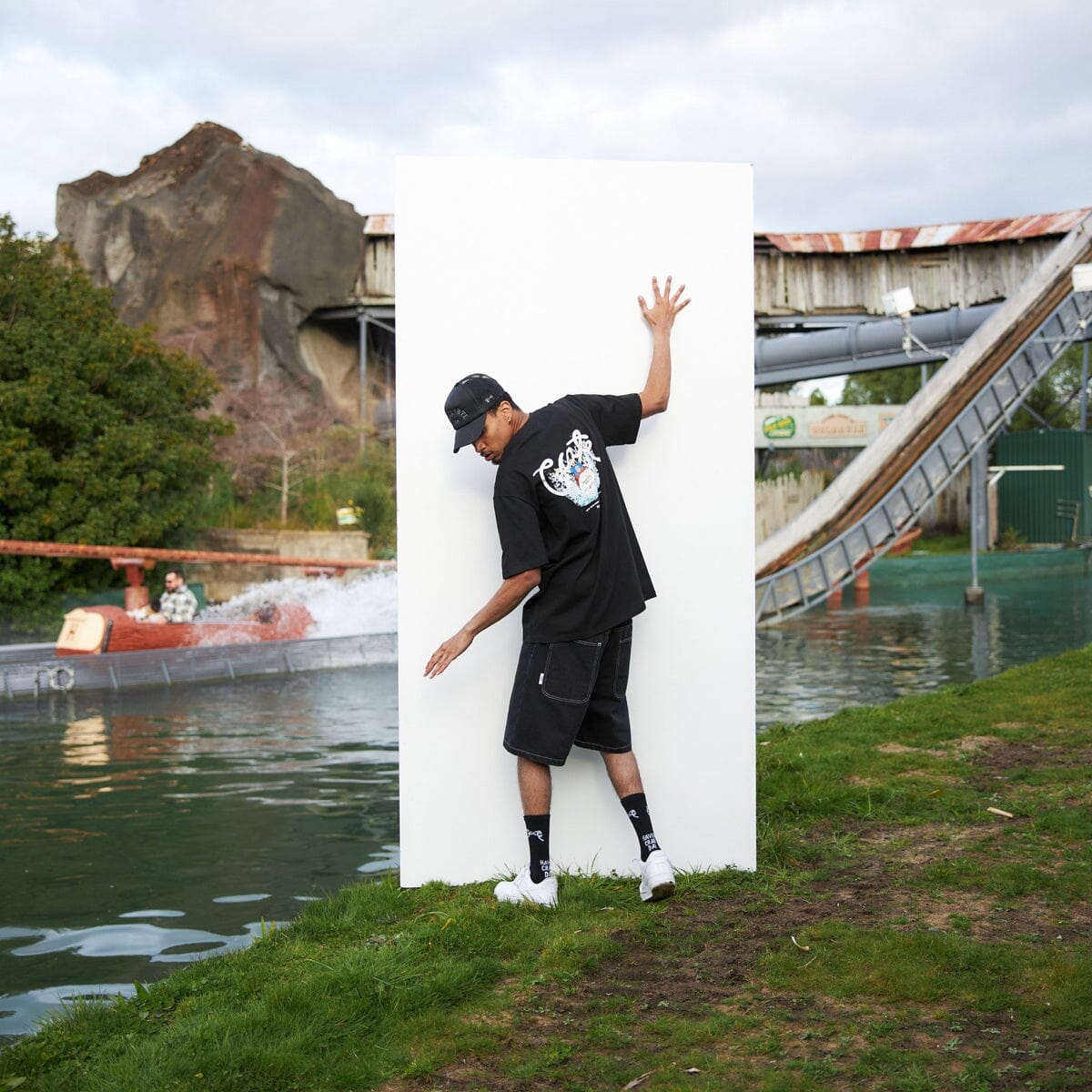 Crate Log Flume Script T-Shirt