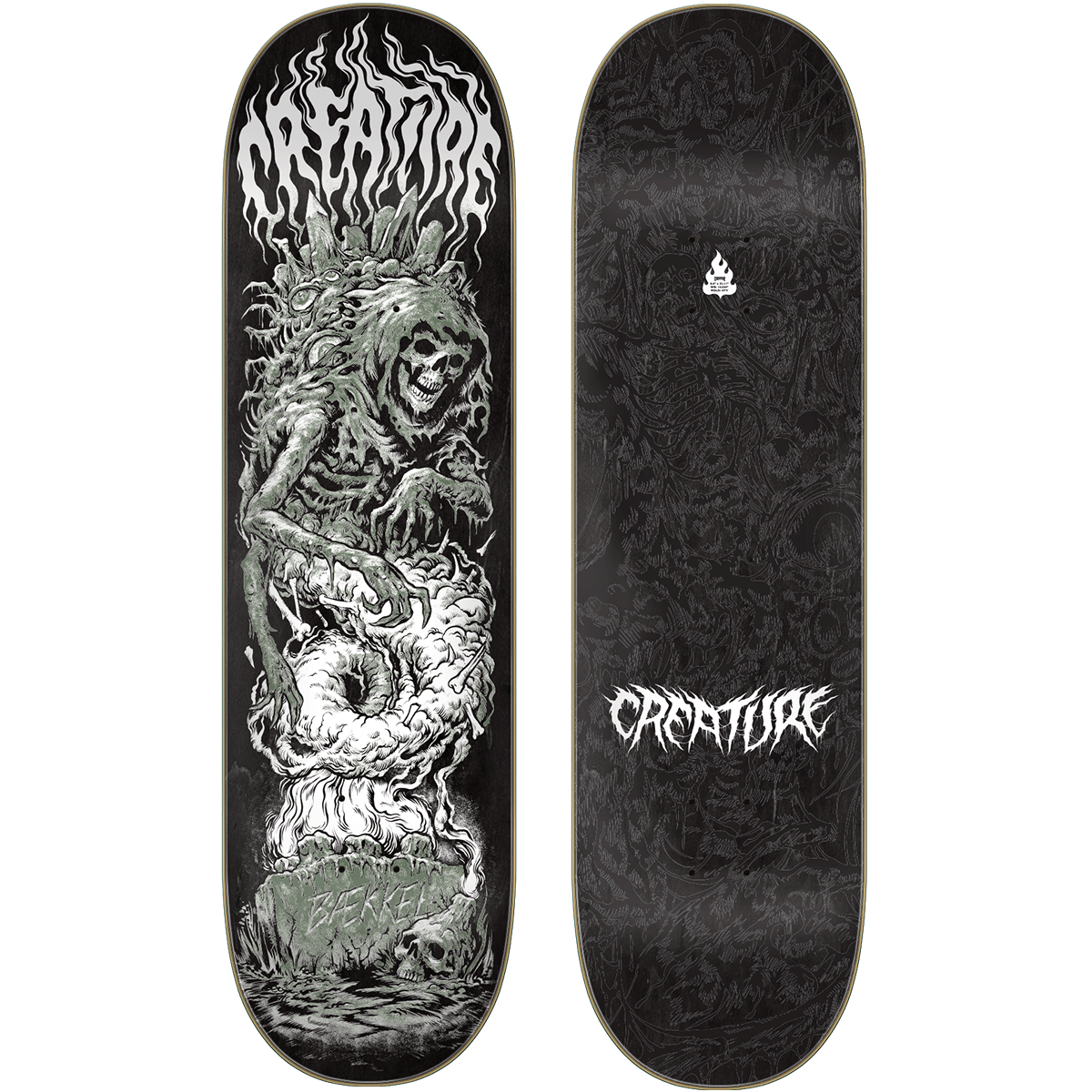 Creature Baekkel Graveyard Pro Skate Deck