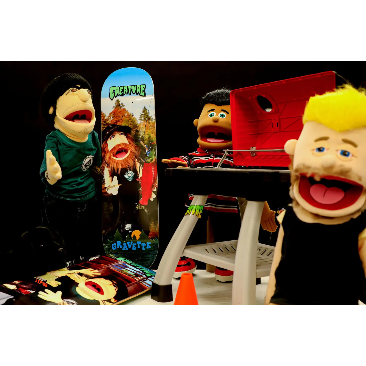 Creature Gravette Fuzzy Fiends Pro Skateboard Deck