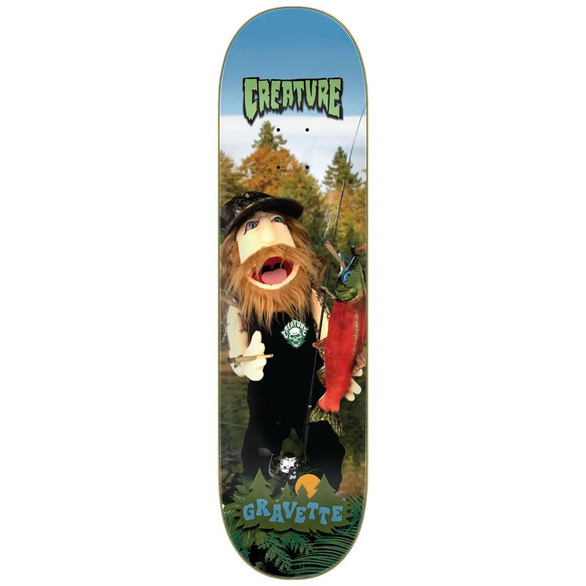 Creature Gravette Fuzzy Fiends Pro Skateboard Deck