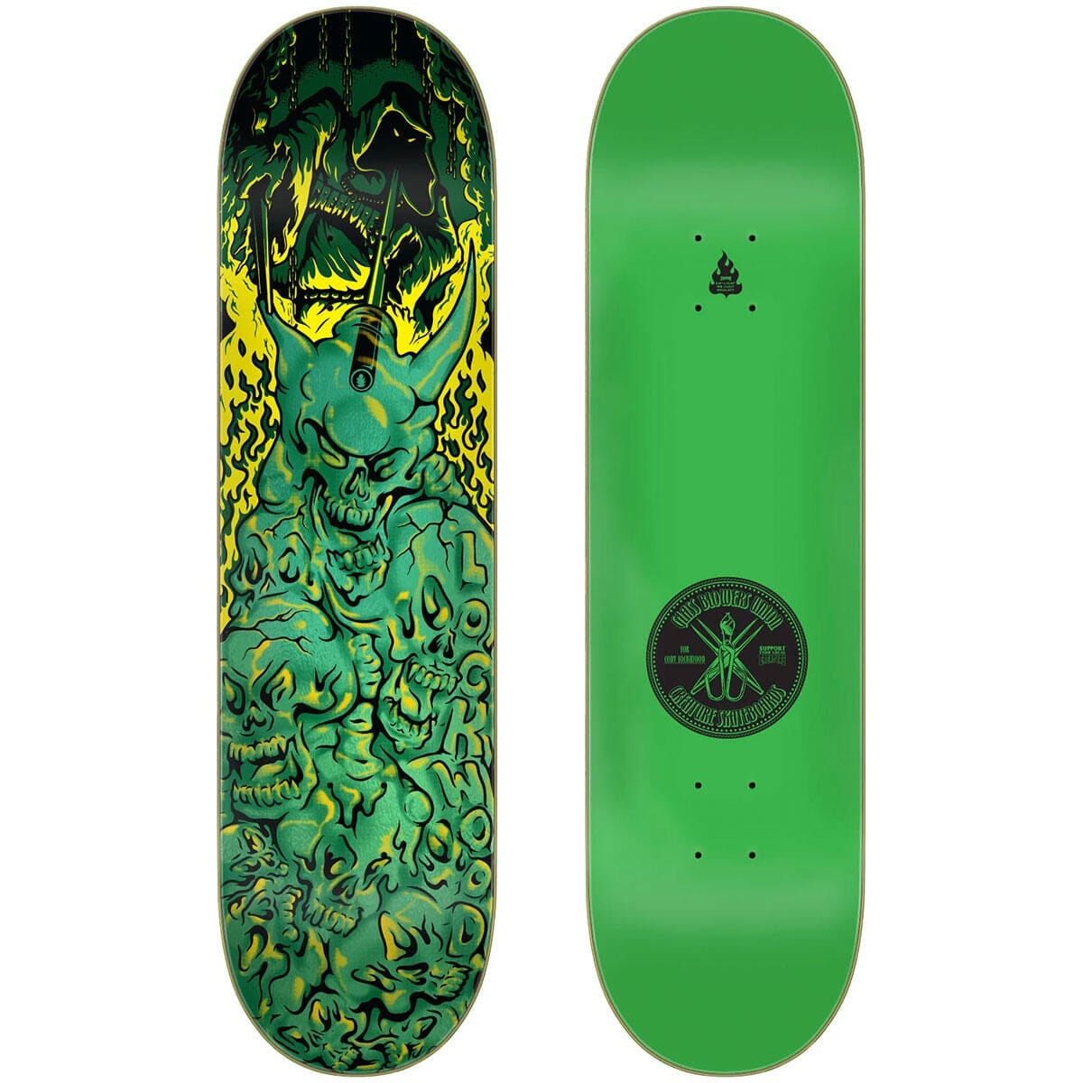 Creature Lockwood Fumes Pro Skate Deck