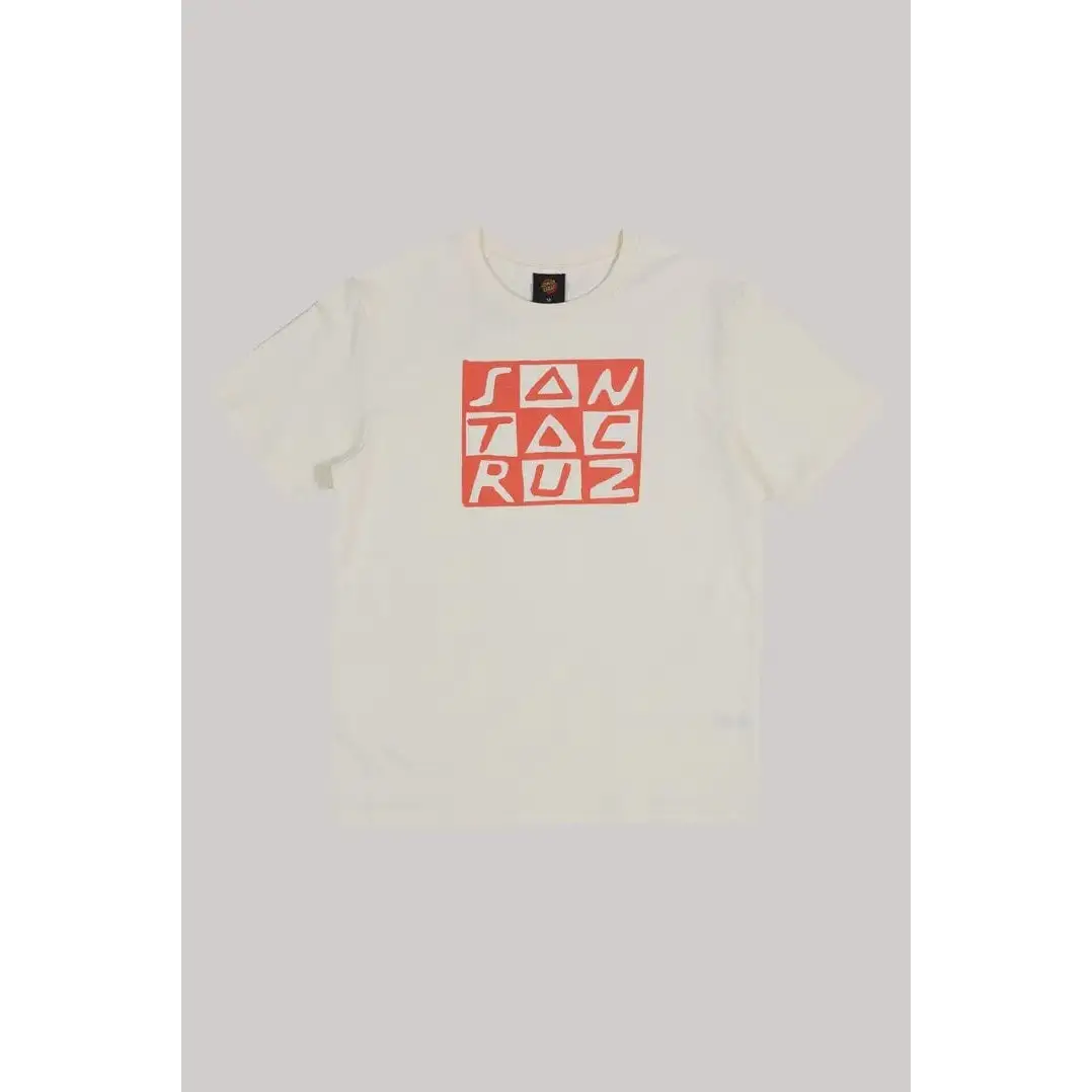 Santa Cruz Youth Checker Block Front Oversized T Shirt