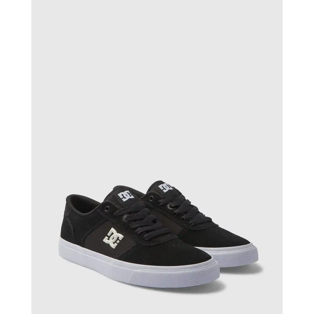 DC Teknic Youth Skate Shoes - Black / White