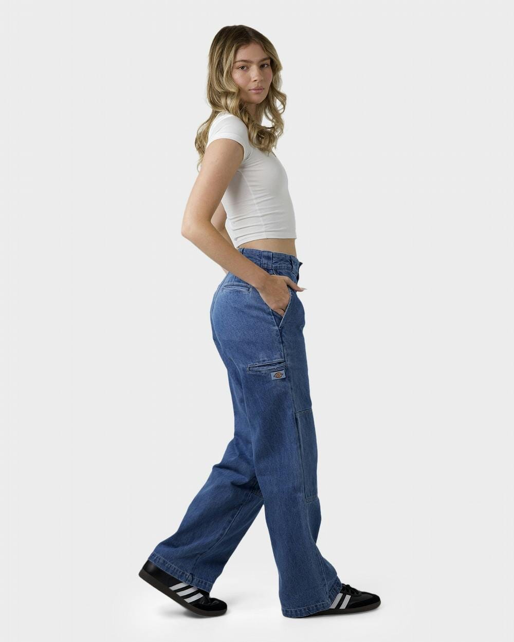 Dickies 85-283 Baggy Fit Double Knee Denim Jean