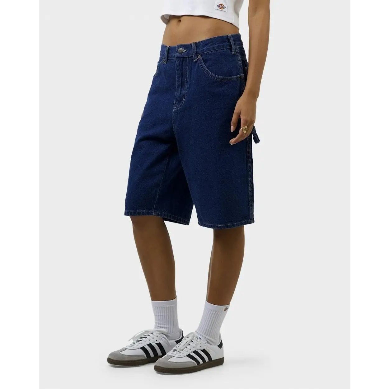 Dickies SDX200 11" Relaxed Fit Denim Carpenter Shorts