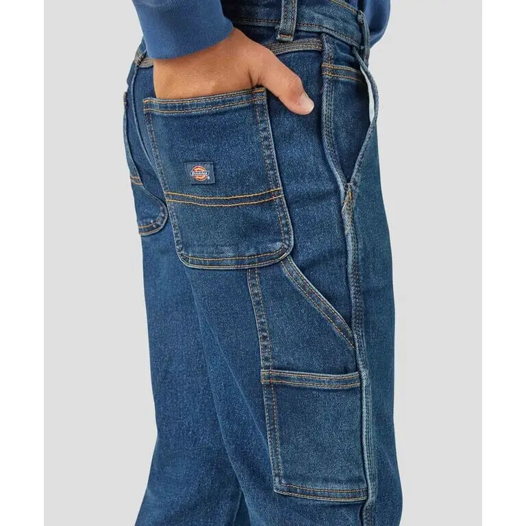 Dickies Youth Denim Carpenter Jeans - Mid Wash Indigo