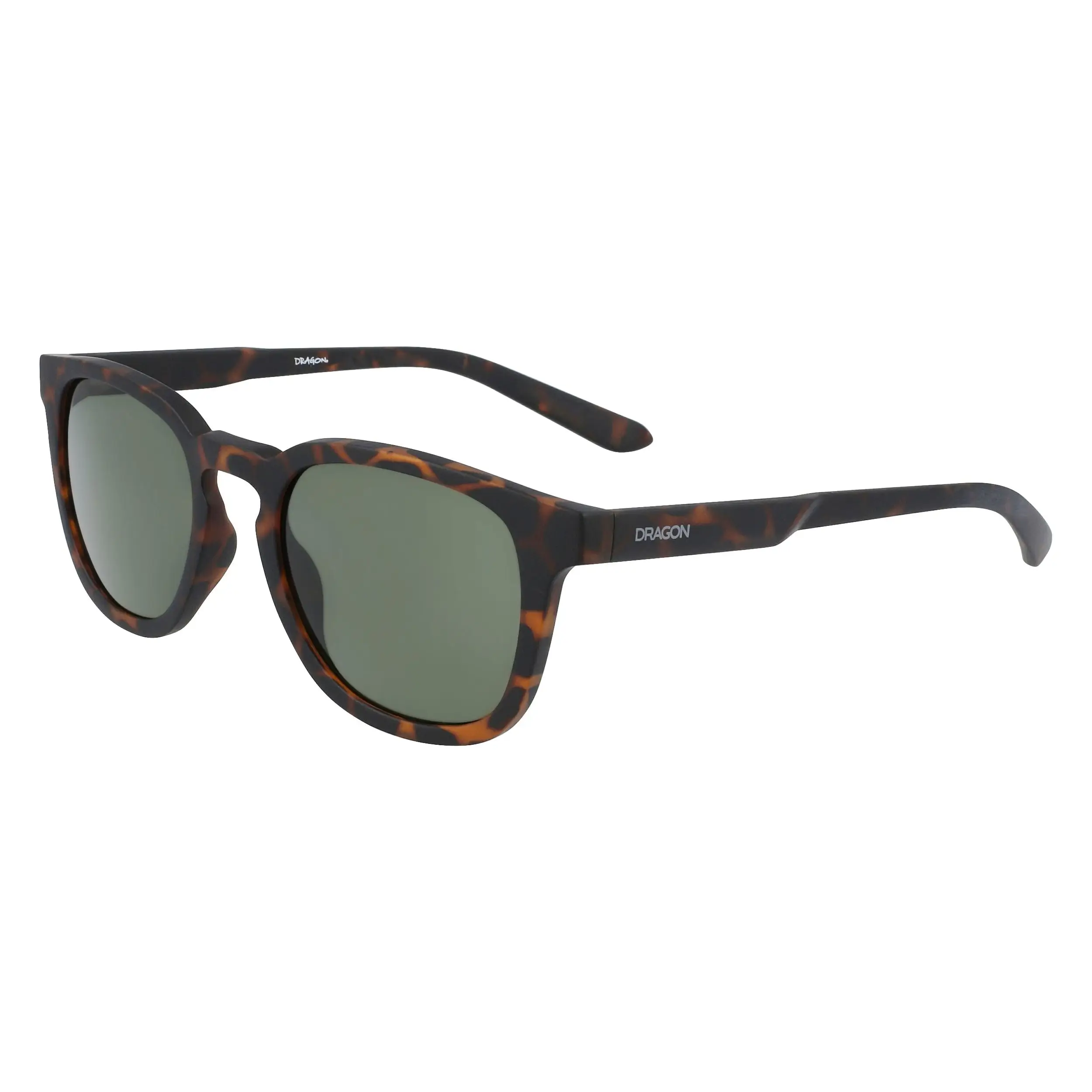 Dragon Finch Sunglasses Matte Tortoise / Luma Lens Green 