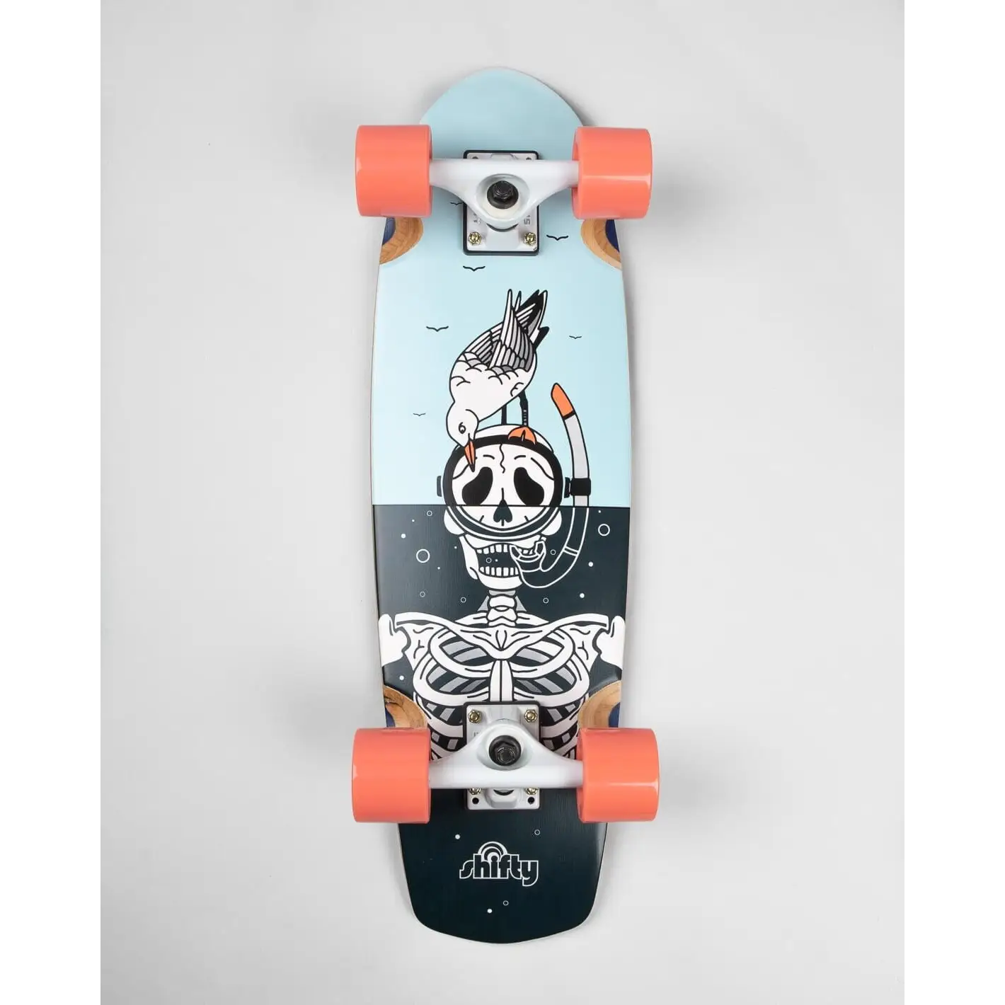 Shifty Reaper Snorkel Longboard Complete Skateboard