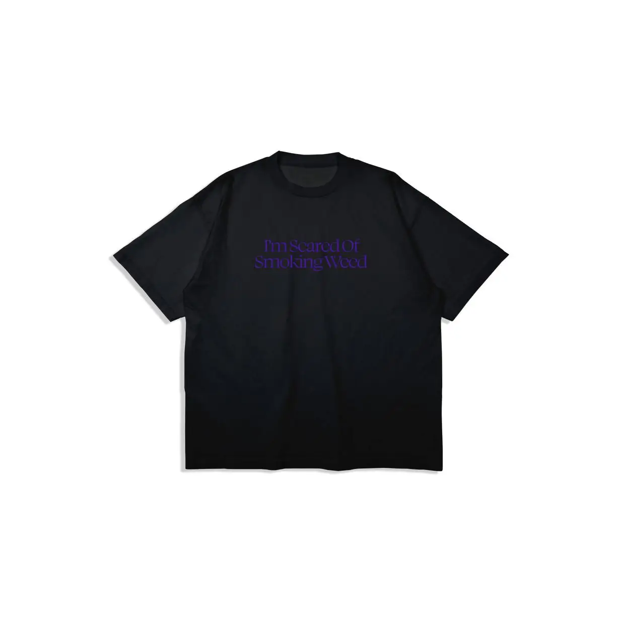 Jacuzzi Scared Weed T-Shirt - Black Purple