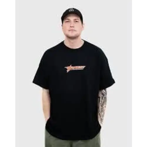 Caution Bolt Outline Heavy T-Shirt