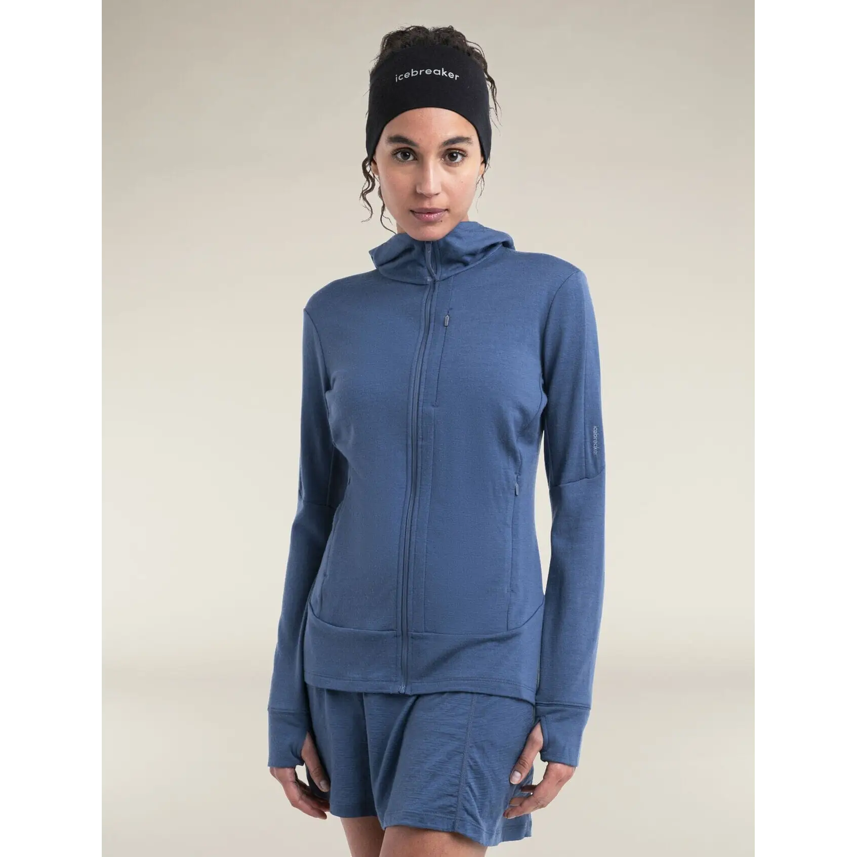 Icebreaker Womens Merino 260 Quantum Long Sleeve Zip Hoodie 2025