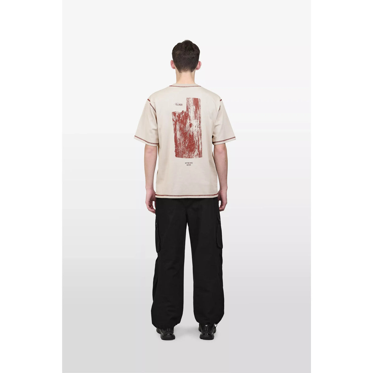Elliker Rill Bark Beetle Print T-Shirt