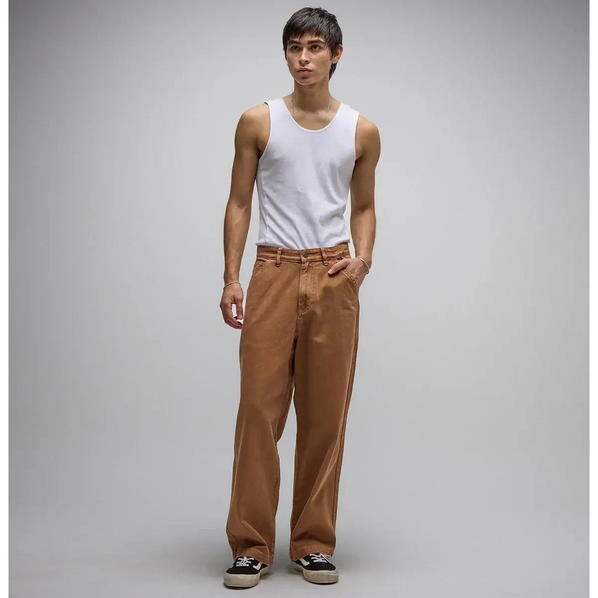 Former Reynolds Overdye Denim Pants - Wash Brown