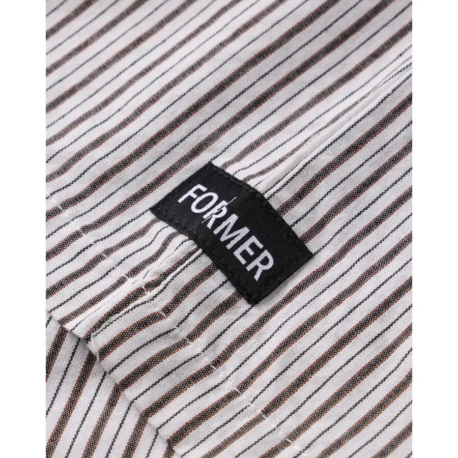 Former Reynolds Stripe Shirt - Beige