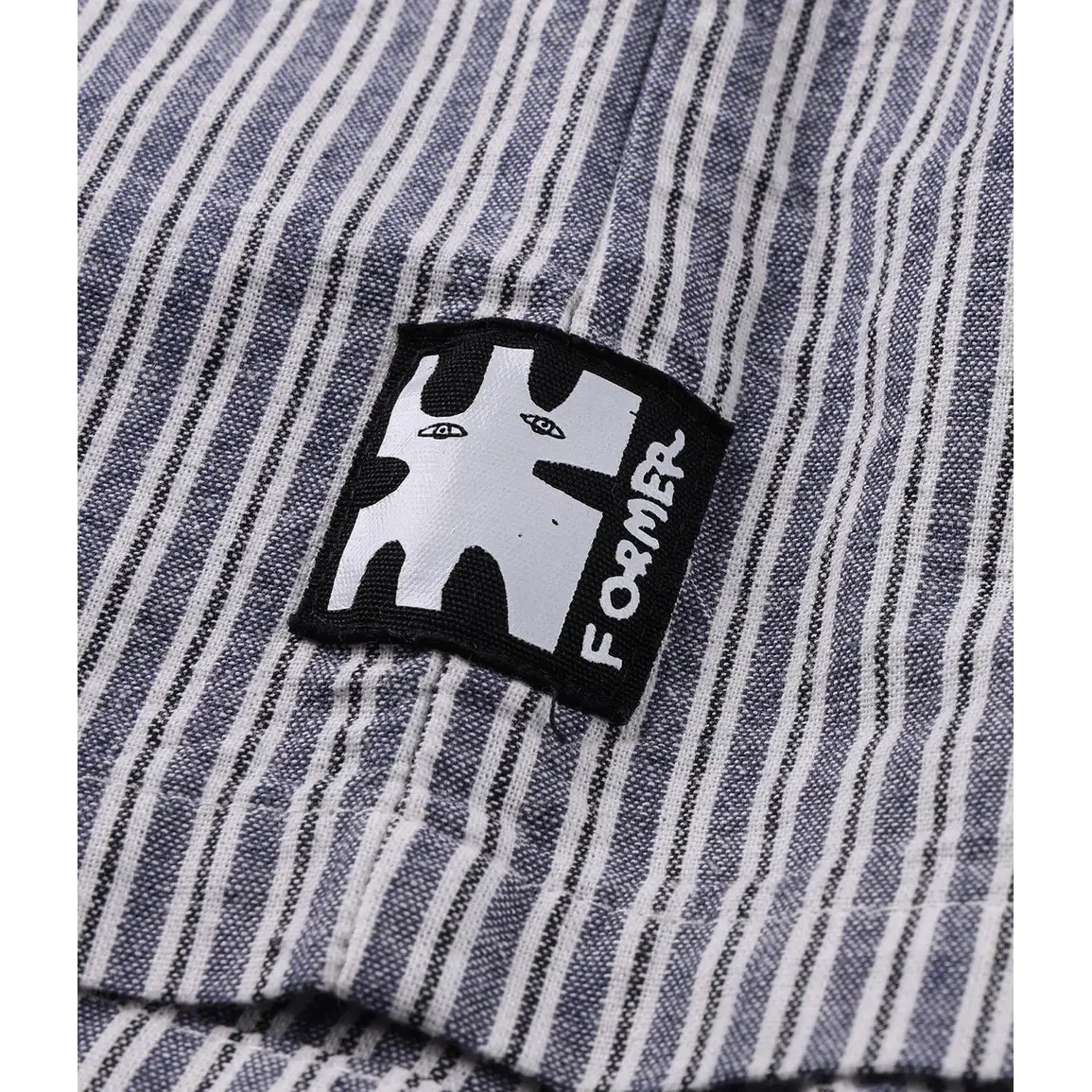 Former Reynolds Stripe Shirt - Bone / Navy