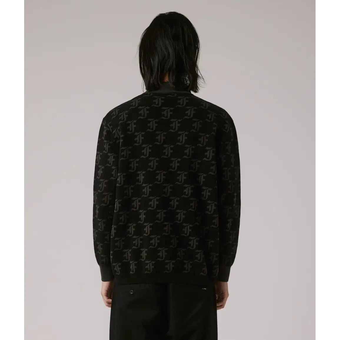 Former Synoptic Long Sleeve Polo Knit