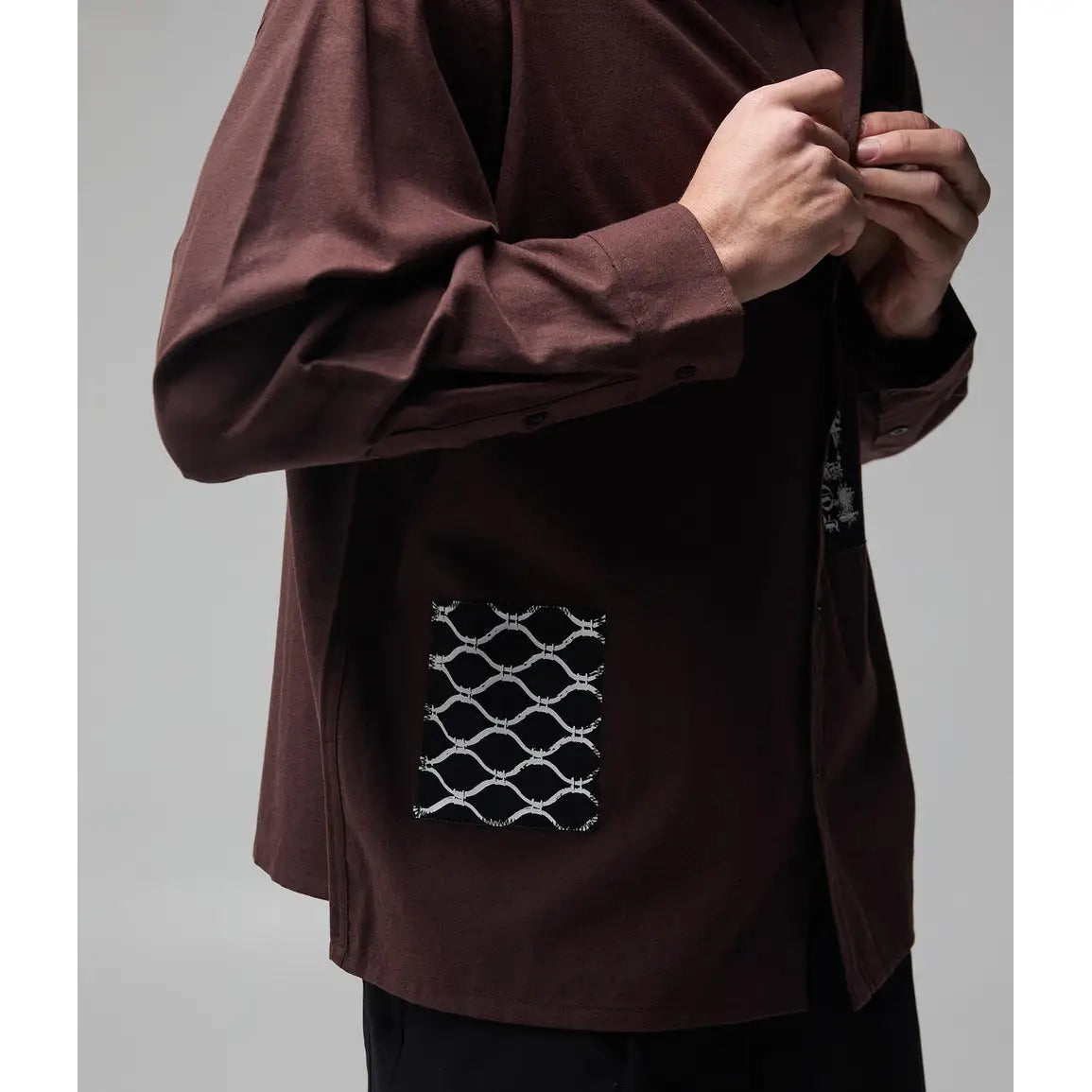 Former Vivian Engineered Shirt - Bark
