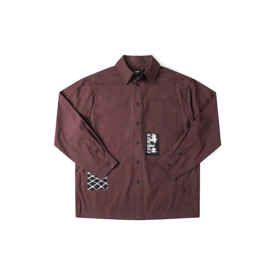 Former Vivian Engineered Shirt - Bark
