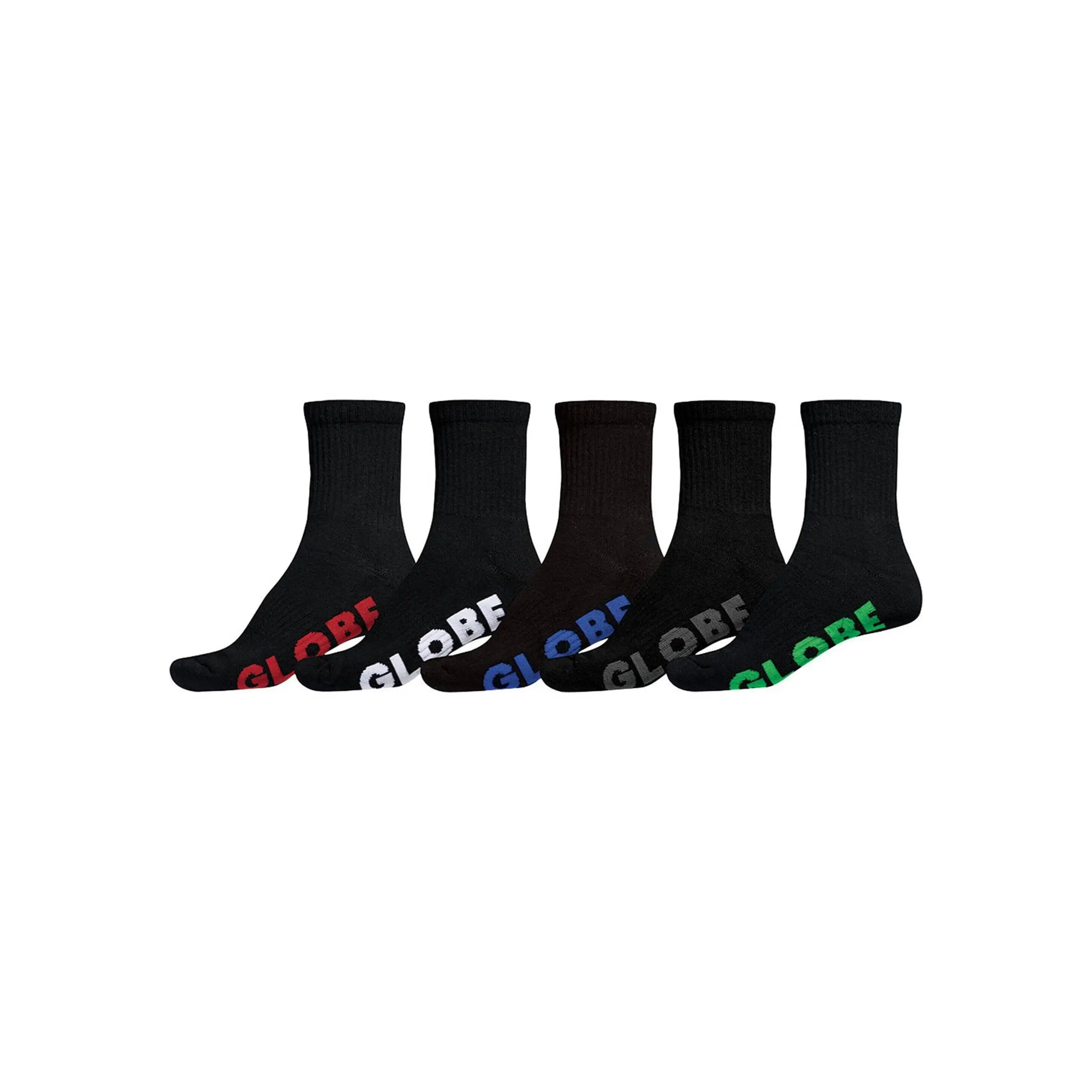 Globe Stealth Crew Socks 5 Pack