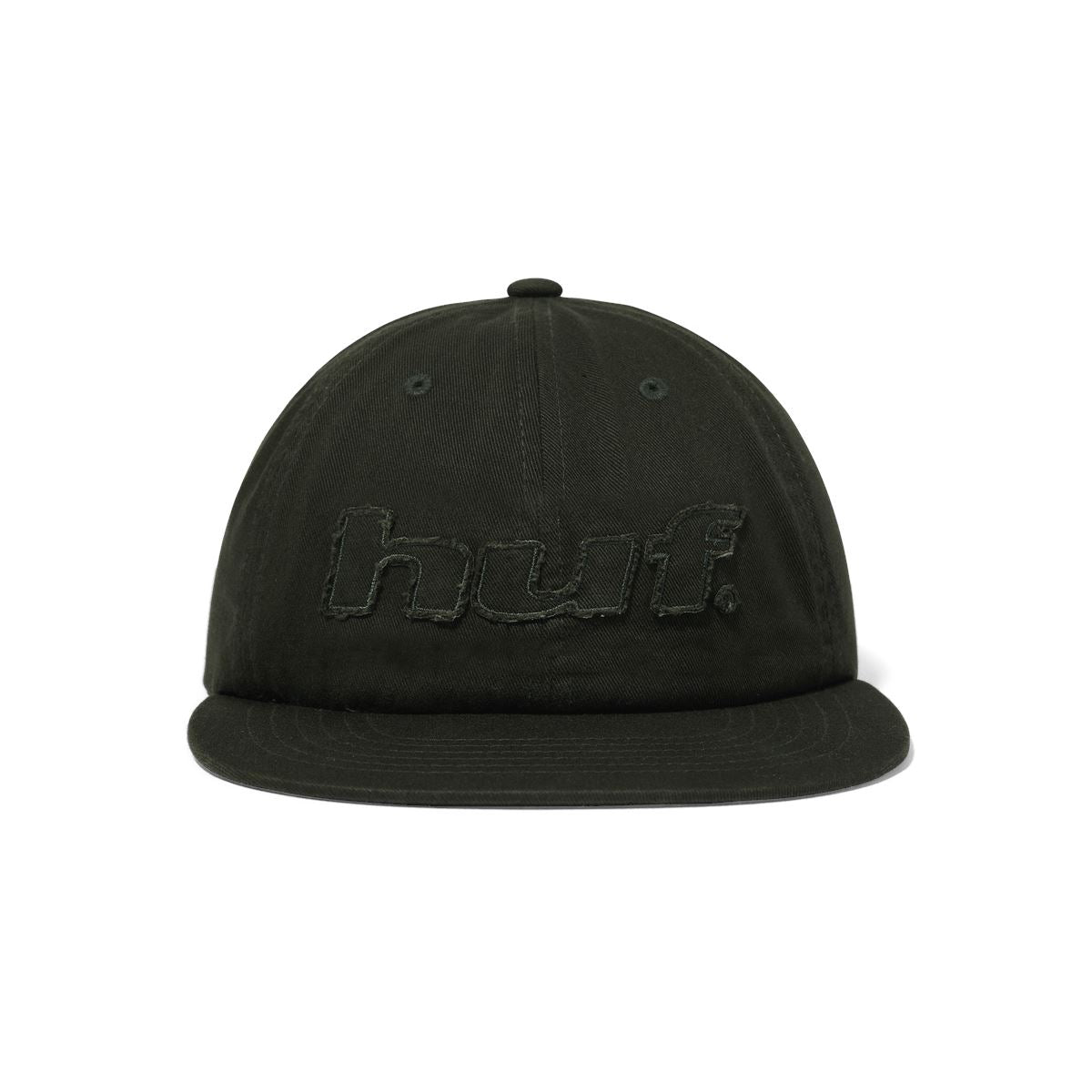 HUF Distressed Logo 5-Panel Strapback Hat