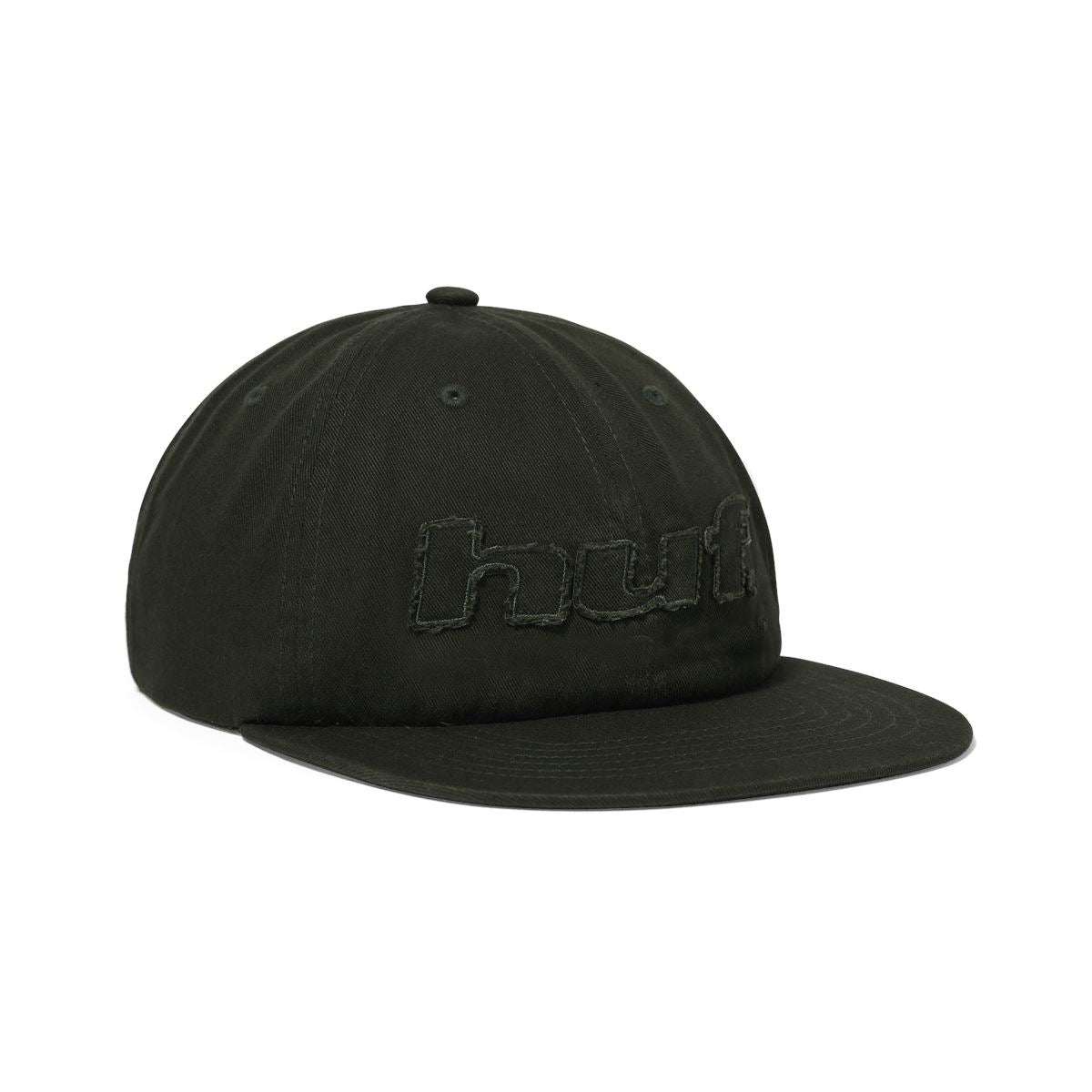 HUF Distressed Logo 5-Panel Strapback Hat
