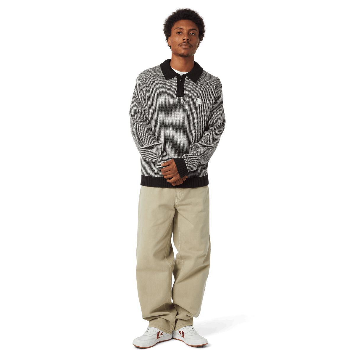 HUF Megablast Two Tone Waffle Sweater