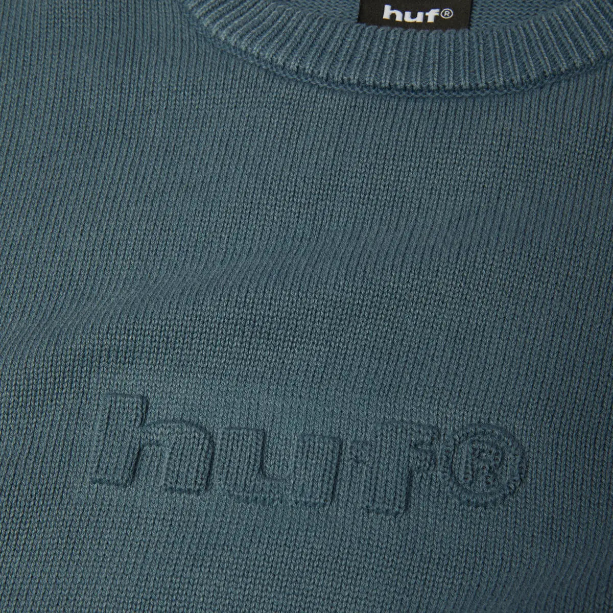HUF Pacific Wash Embossed Crewneck Sweater