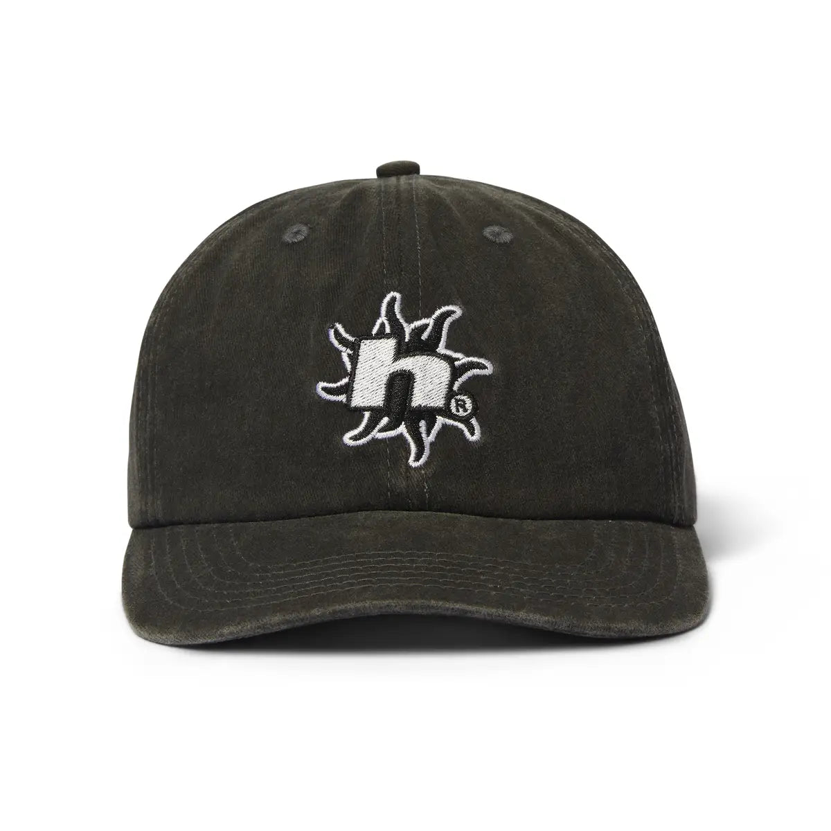HUF Sol Denim 6 Panel Curved Visor Washed Hat