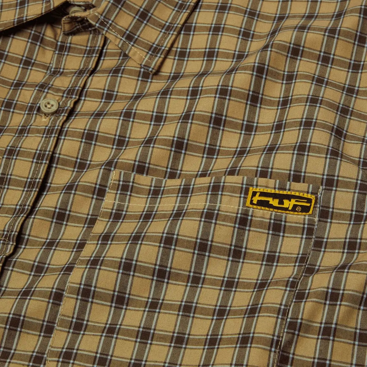 HUF Stretch Micro Plaid Shirt