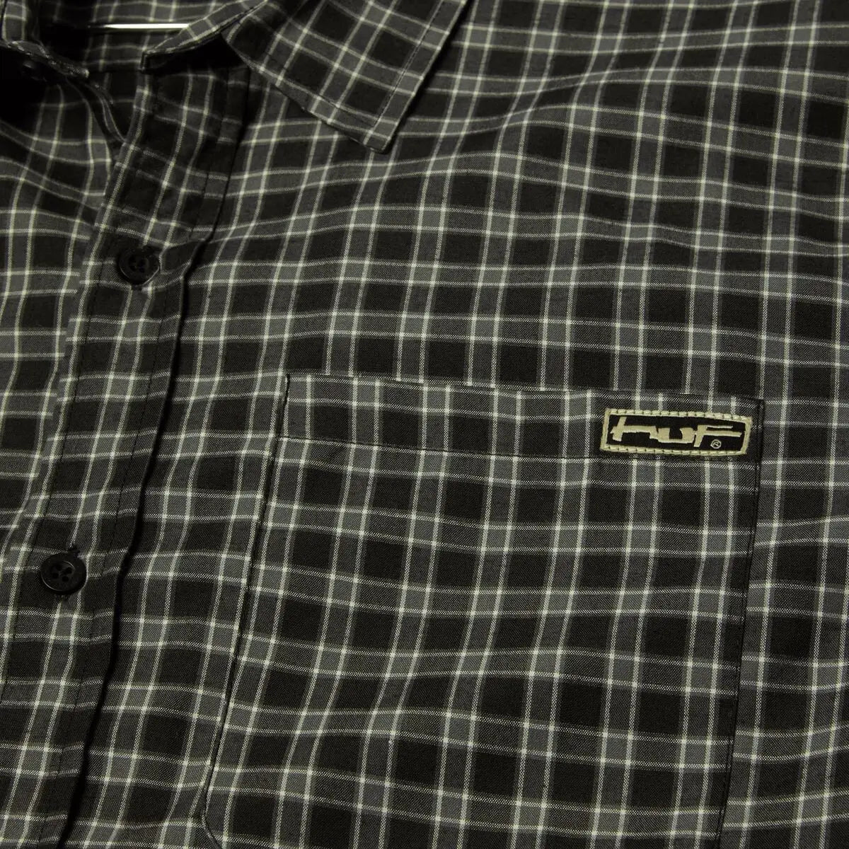 HUF Stretch Micro Plaid Shirt