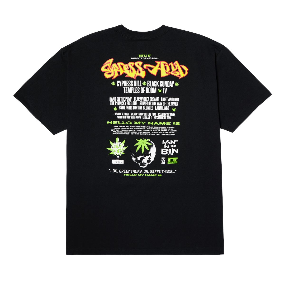 Huf x Cypress Hill Dr Greenthumb T-Shirt 