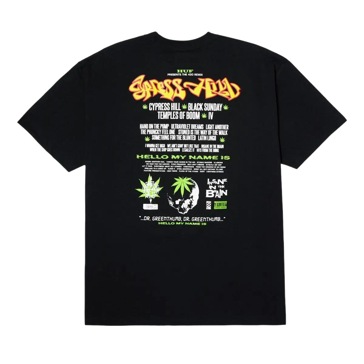 Huf x Cypress Hill Dr Greenthumb T-Shirt