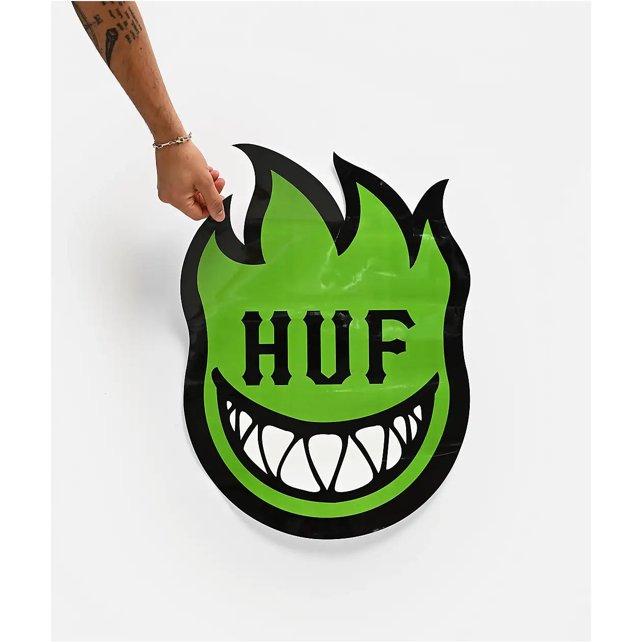 HUF x Spitfire XL Bighead Sticker - Green