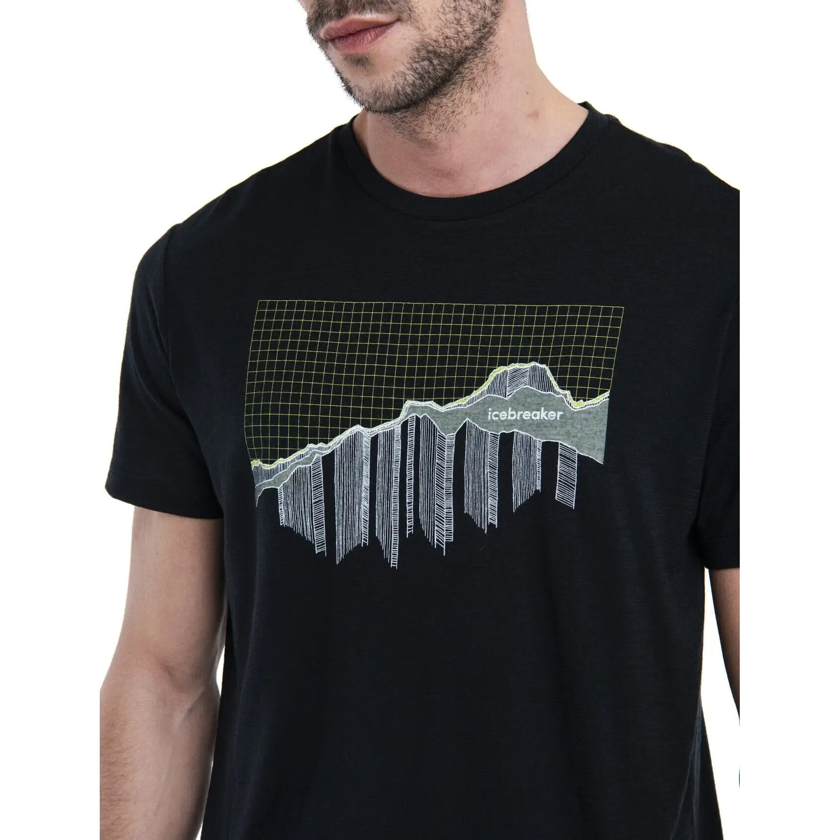 Icebreaker Merino 150 Tech Lite III T-Shirt Pinnacle Grid 2024