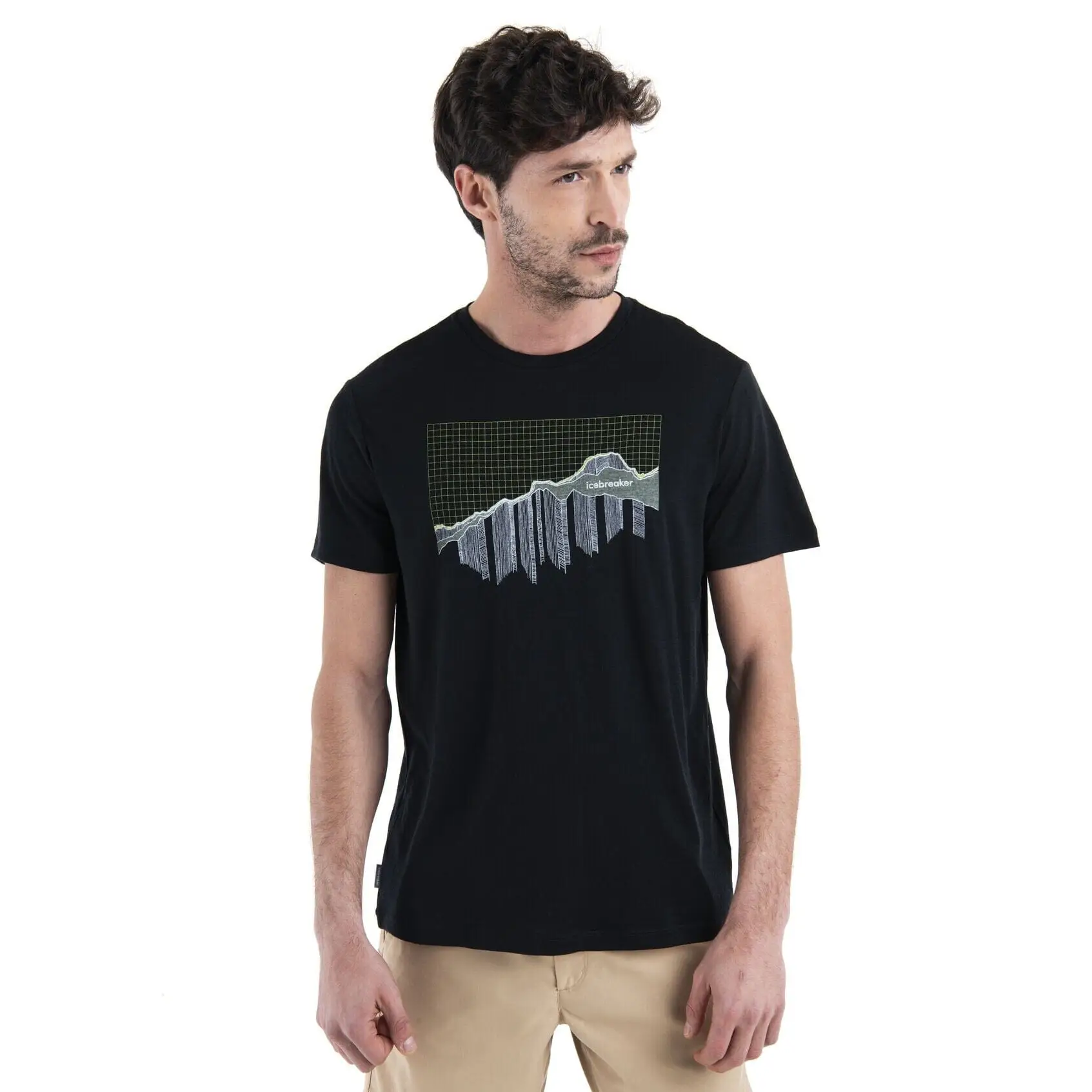 Icebreaker Merino 150 Tech Lite III T-Shirt Pinnacle Grid 2024