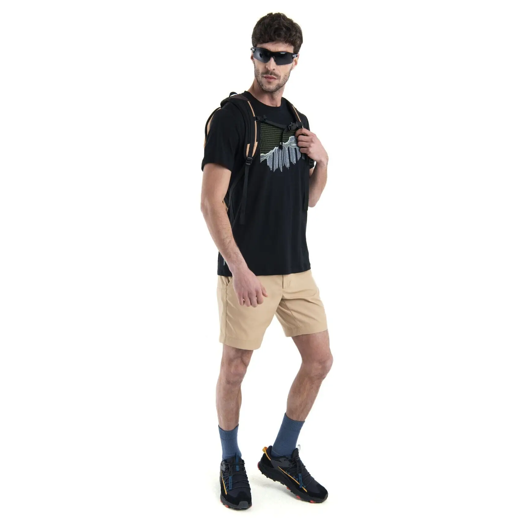 Icebreaker Merino 150 Tech Lite III T-Shirt Pinnacle Grid 2024