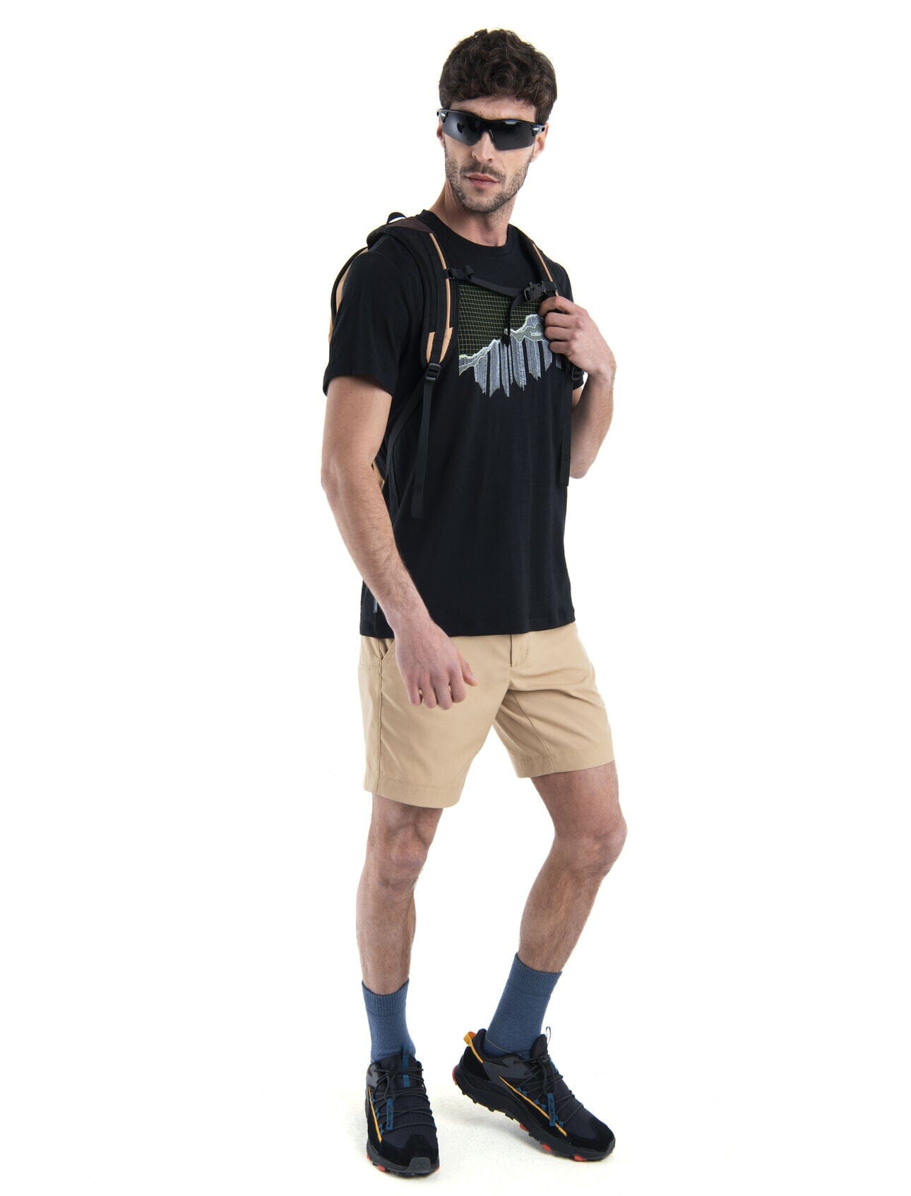 Icebreaker Merino 150 Tech Lite III T-Shirt Pinnacle Grid 2024