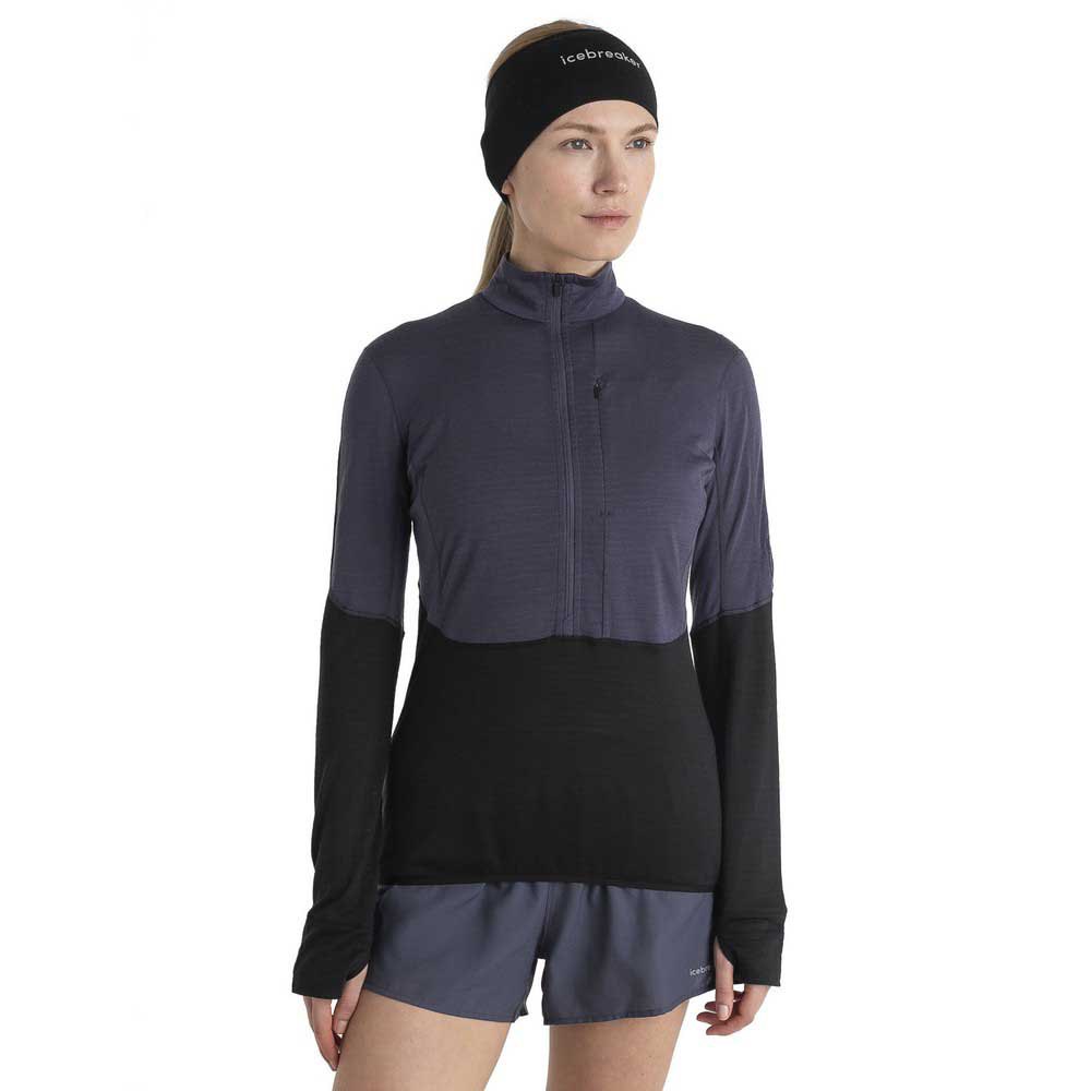 Icebreaker Womens Merino 200 RealFleece Descender Long Sleeve Half Zip 2024