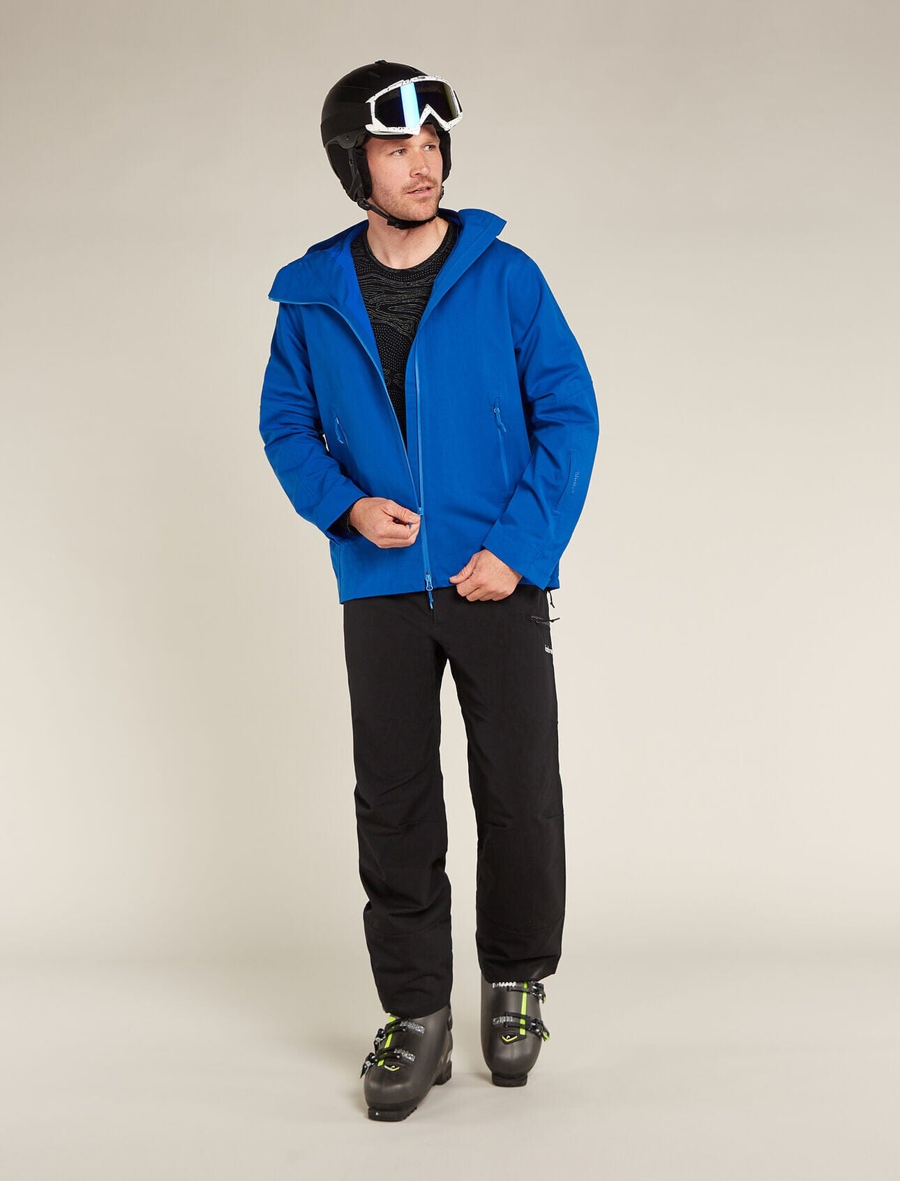 Icebreaker Merino 260 Vertex Long Sleeve Crewe Snow Guide