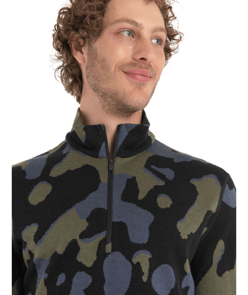Icebreaker Merino 260 Vertex Long Sleeve Half Zip Natural Shades 2024