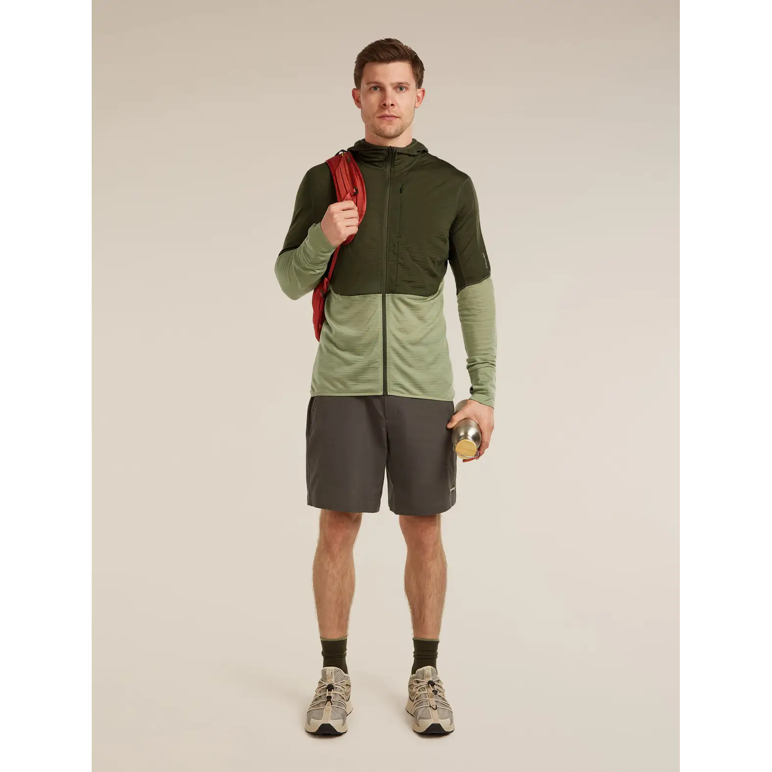 Icebreaker Merino Blend 200 RealFleece Descender Long Sleeve Zip Hoodie