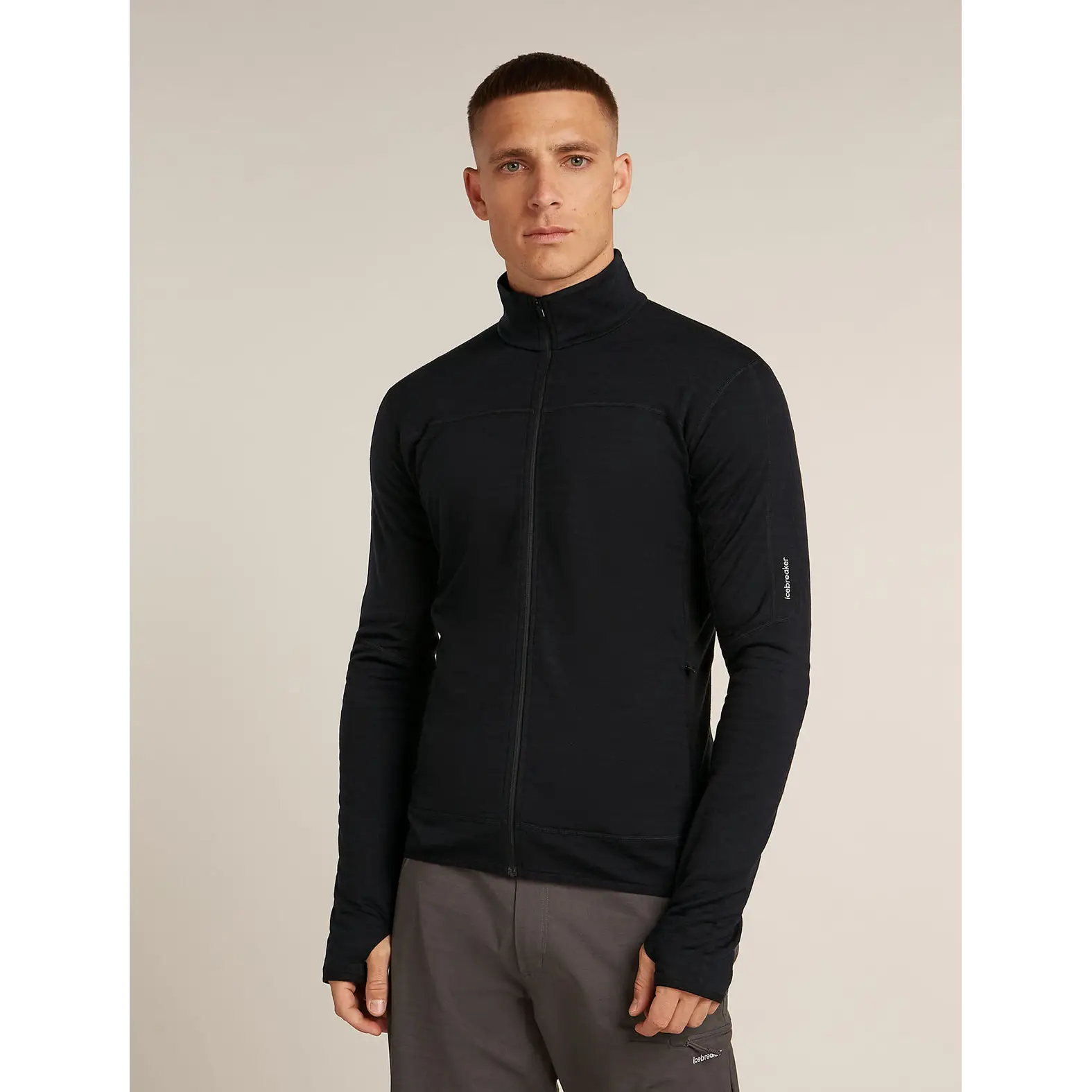 Icebreaker Merino Blend 300 RealFleece Descender Long Sleeve Zip