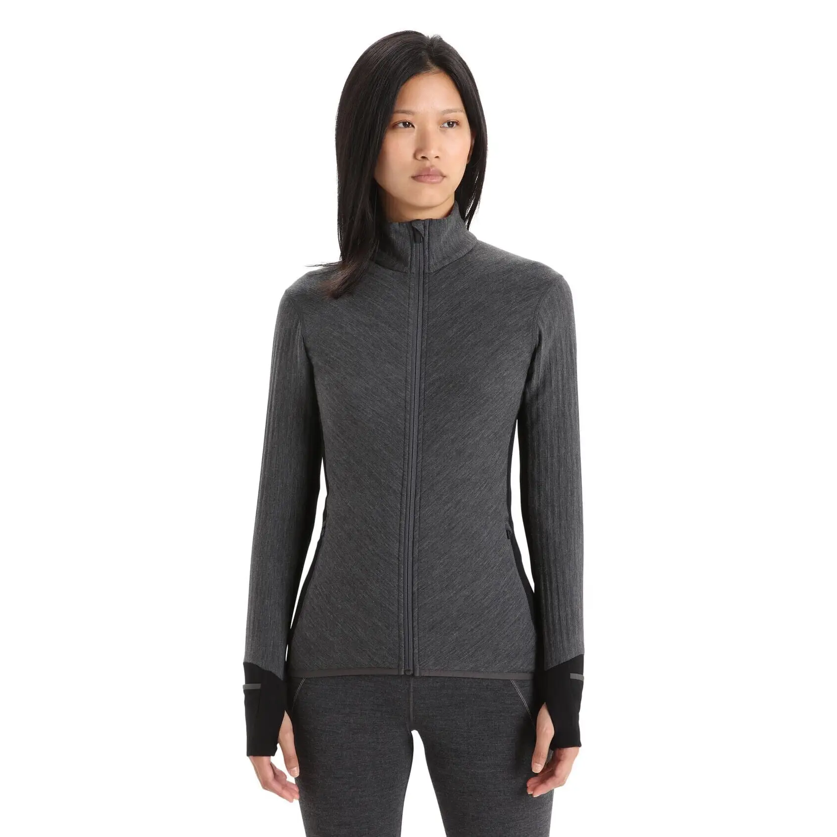 Icebreaker Womens Descender Long Sleeve Zip Jacket 2024