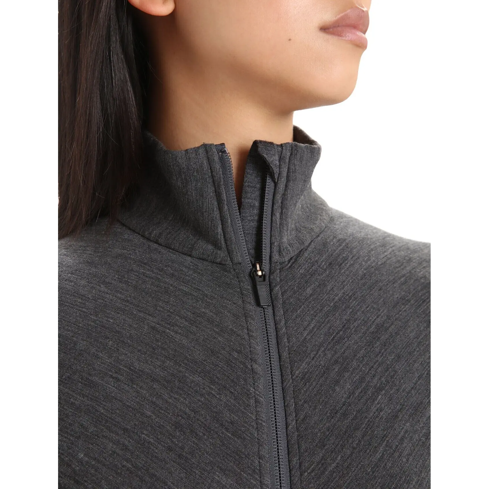 Icebreaker Womens Descender Long Sleeve Zip Jacket 2024
