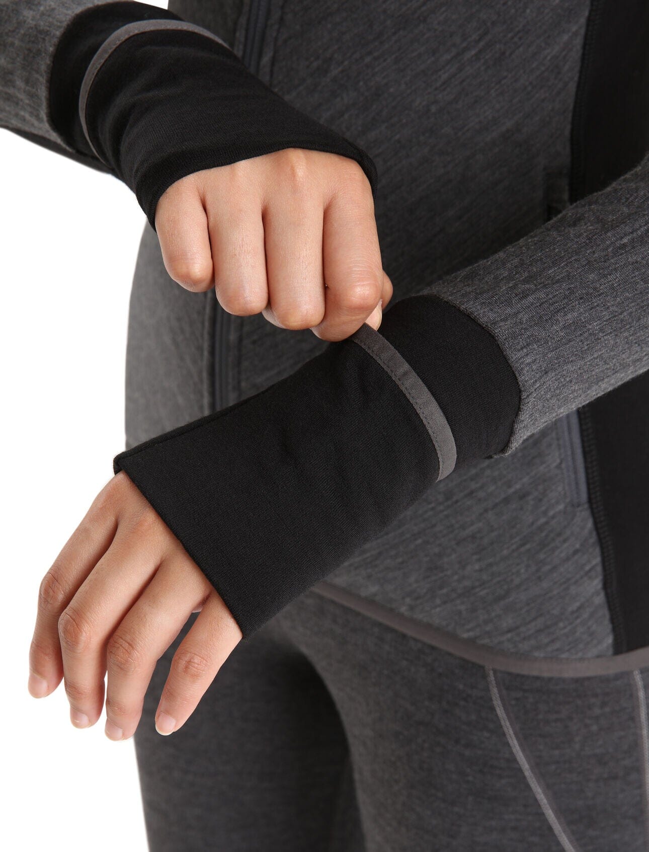 Icebreaker Womens Descender Long Sleeve Zip Jacket 2024