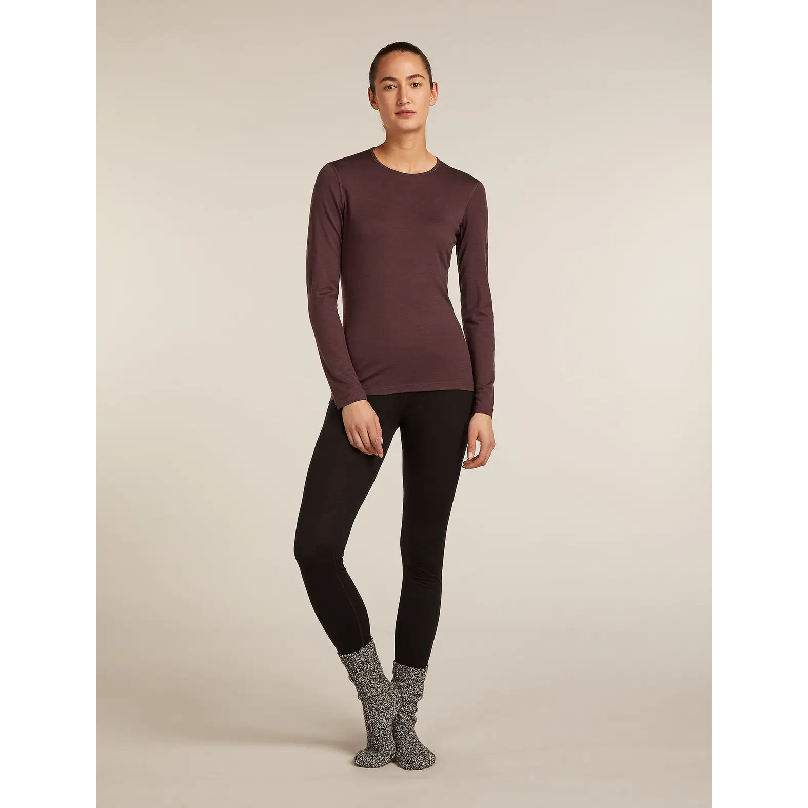 Icebreaker Womens Merino 200 Oasis Long Sleeve Crew