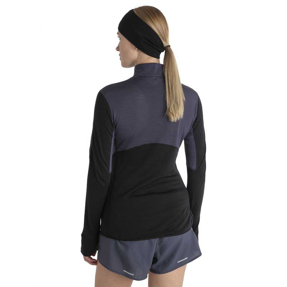 Icebreaker Womens Merino 200 RealFleece Descender Long Sleeve Half Zip 2024